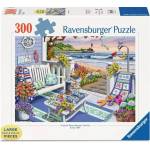 Ravensburger Пъзел Ravensburger от 300 XXL части - Слънчев морски бряг (7016437)