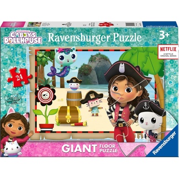 Ravensburger Пъзел за под Ravensburger от 24 части - Къщичката за кукли на Габи (3179)