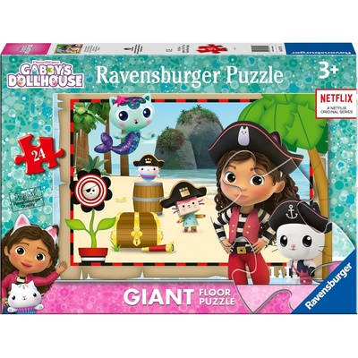 Ravensburger Пъзел за под Ravensburger от 24 части - Къщичката за кукли на Габи (3179)