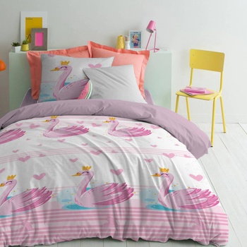 Image 1 of Png Панагюрище Единичен спален комплект Лебед 100% памук