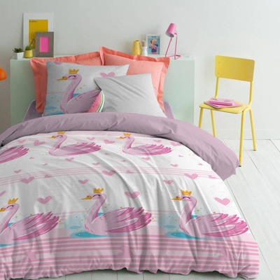 Png Панагюрище Единичен спален комплект Лебед 100% памук