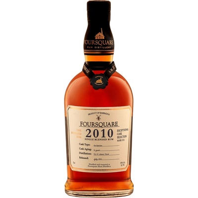 Foursquare 2010 Cask Strength 60% 0,7 l (holá láhev)