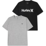 Hurley Тениска Hurley Kids Core Logo Cotton Blend T-Shirts 2 Pack - Dark Grey H