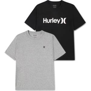 Hurley Тениска Hurley Kids Core Logo Cotton Blend T-Shirts 2 Pack - Dark Grey H