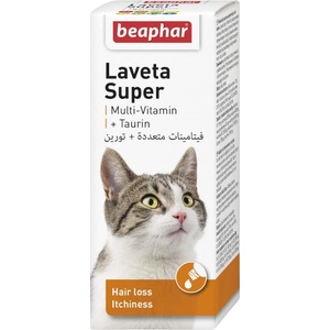 Beaphar LAVETA SUPER CAT 50 мл - препарат за подобряване състоянието на козината при котки