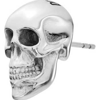 Diesel Oceľová single náušnice Lebka DX1580040