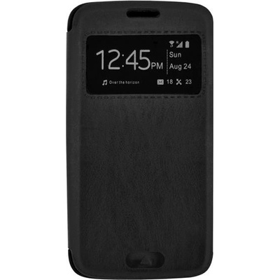 Pouzdro 4-OK knížkové stojánkové Samsung i8190 i8200 Galaxy S3 Mini černé