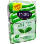 Duru тоалетен сапун, Зелен чай, 4х80гр