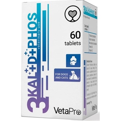 Vetapro 3 Kal D Phos Dog&Cat 60 tbl