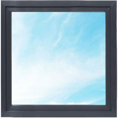 Solid Elements Premium OS 1, L, 120 × 120 cm, trojsklo, levé, antracit, bílé W2GDBCZTK1.0016