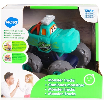 Hola Toys Детска играчка Hola Toys - Чудовищен камион, Крокодил (110353)