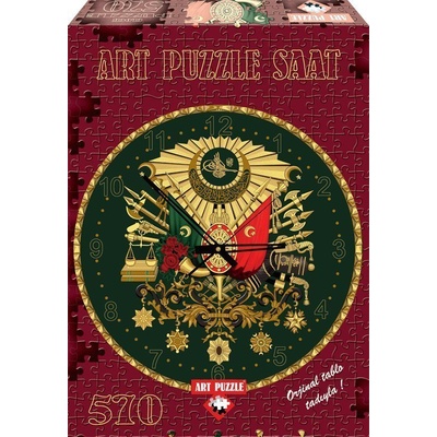 Art Puzzle Пъзел-часовник Art Puzzle от 570 части - Османската емблема (4138)