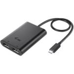 i-tec USB-C Dual DisplayPort Адаптер, 4K (C31DUAL4KDP)