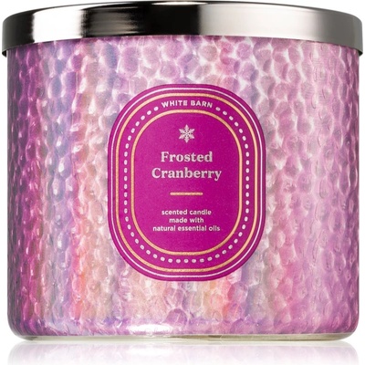 Bath & Body Works Frosted Cranberry ароматна свещ 411 гр