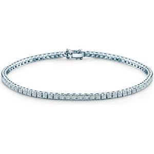SAVICKI Гривна за тенис Share Your Love 1.9 mm: бяло злато, лабораторни диаманти - savicki - 7 103,57 лв