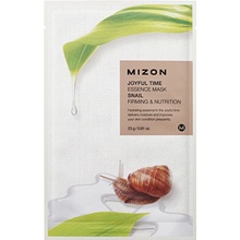 Mizon plátýnková 3D maska s filtrátem z hlemýždího extraktu pro vyhlazení a výživu pleti Joyful Time Essence Mask Snail 23 g