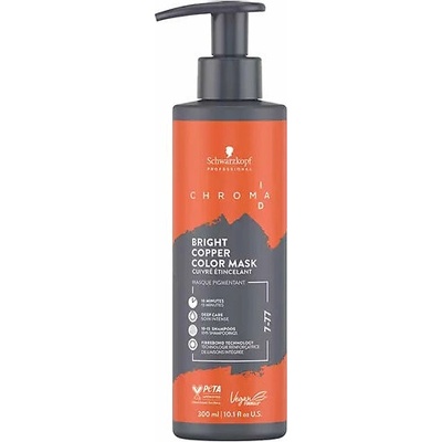 Schwarzkopf Professional Chroma ID Bonding Color Mask 7-77 Bright Cooper 300 ml