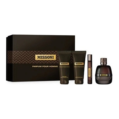 Missoni pour Homme EDP 100 ml + sprchový gel 100 ml + balzám po holení 100 ml + EDP 10 ml darčeková sada