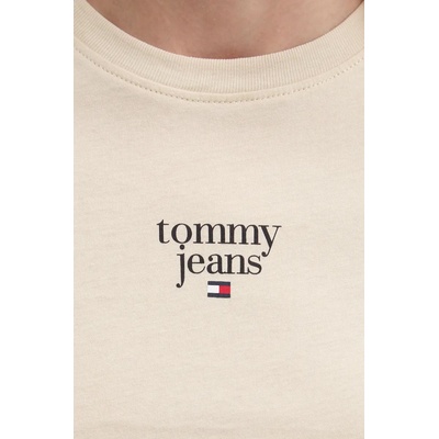 Tommy Jeans Памучна тениска Tommy Jeans в бежово DW0DW18800 (DW0DW18800)