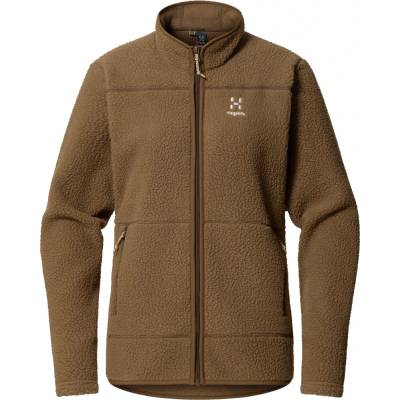 Haglöfs Дамско поларено яке Haglöfs Women's Mossa Pile Jacket Fleece jacket - Teak Brown (105-4744-0513)