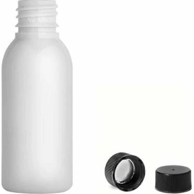 Via Plastová lahvička bílá s černým uzávěrem 35 ml