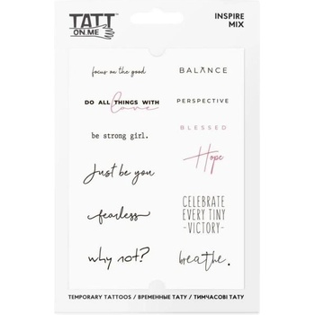 TATTonMe Водоустойчиви временни татуировки Вдъхновение микс
