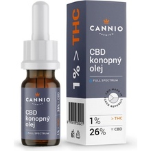 Cannio CBD Olej 26% Full Spectrum s 1% THC 10 ml