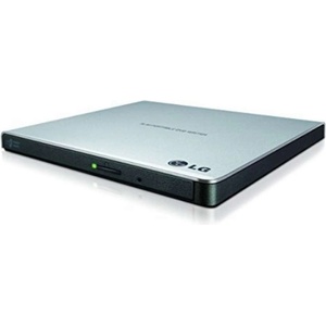 LG DVD Записвачка Hitachi-LG GP57ES40 Ultra Slim External DVD-RW, Super Multi, Double Layer, TV (GP57ES40.AHLE10B)