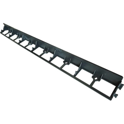 Skrytý obrubník plastový 6cm x 1m čierny Bradas