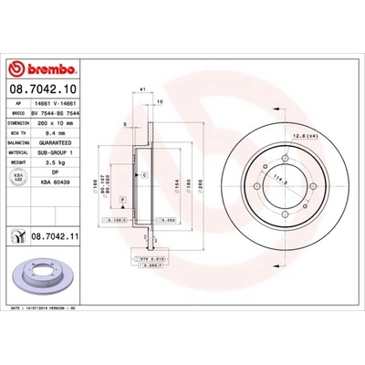 BREMBO 08.7042.11