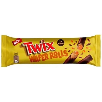 Twix Rolls sušenky s karamelovou náplní a polevou s příchutí mléčné čokolády 22 g – Zboží Mobilmania