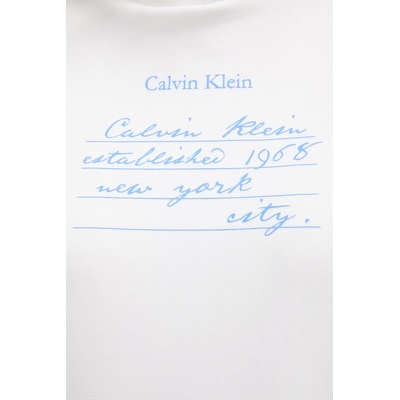 Calvin Klein суичър с качулка дамски от памук (LV047G204G)