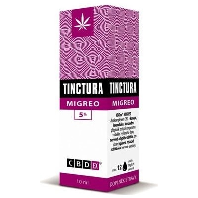 Cannabis Pharma CBDex CBDex Tinctura Migreo 5% 10 ml