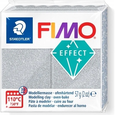 FIMO Staedtler GLITTER efekt 57 g STŘÍBRNÁ