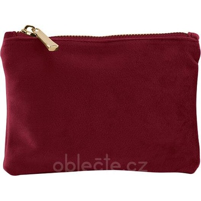 BagBase sametová toaletní taška BG 715 ruby red
