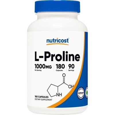 Nutricost L-Proline 500 mg [180 капсули]