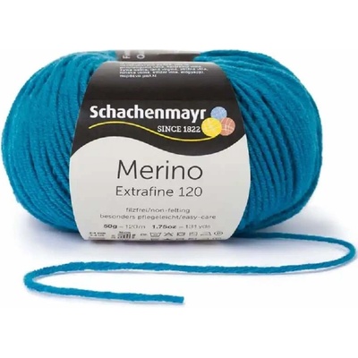 Schachenmayr Merino extrafine 120 Tmavě tyrkysová 169