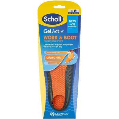 SCHOLL GelActiv work & boot gelové vložky large 1 pár
