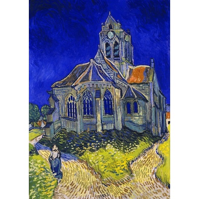 Bluebird Kostel v Auvers-sur-Oise 1890 1000 dílků