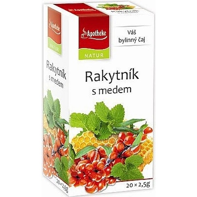 Apotheke NATUR APO Rakytník med 20 x 2,5 g