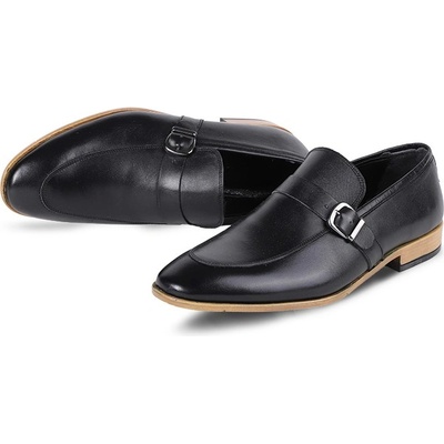 Ducavelli Napoli Мъжки кожени обувки- Черни 2016 (1091_Черно)