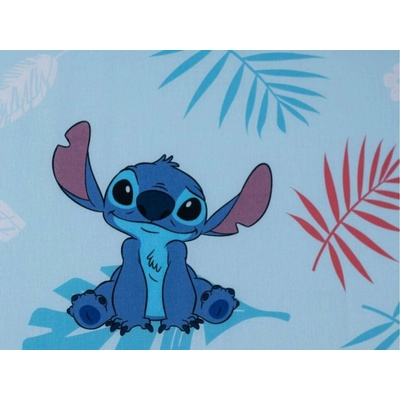 Jerry Fabrics Prostěradlo Lilo and Stitch Blue 90x200x25