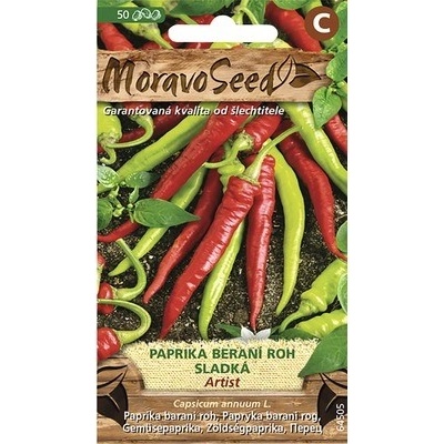 Paprika baraní roh sladká Artist semená MoravoSeed