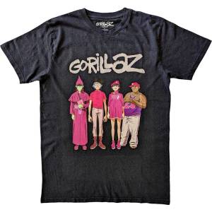 Gorillaz Cracker Island Standing Group Black M Риза (GORTS20MB02)