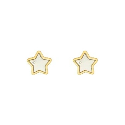 D for diamond Dětský stříbrné náušnice E6158