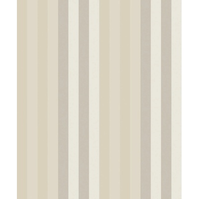 Khroma by Masureel ROM505 Vliesová tapeta na stenu, krémovo-béžová, geometrická, pruhy, rozmery 0,53 x 10,05 m