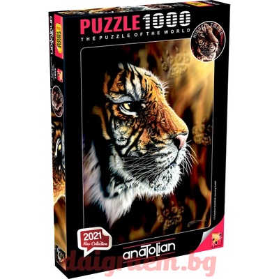 Anatolian Пъзел anatolian 1097 - 1000 части - Тигър (p1097)