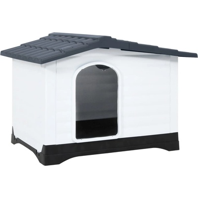 vidaXL Psí bouda šedá 90,5 x 68 x 66 cm polypropylen 9799.152230