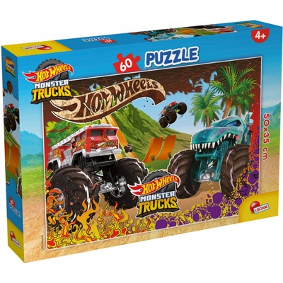 Lisciani HOT WHEELS 50x35cm 60 dílků