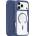 Dux Ducis Калъф Dux Ducis Skin X Pro iPhone 17 Pro Max с портфейл, съвместим с MagSafe - син (6971824153767)